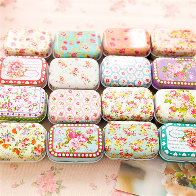 Portable 6 Pcs/lot Storage Box For Candy Tea,multi Colours Kawaii